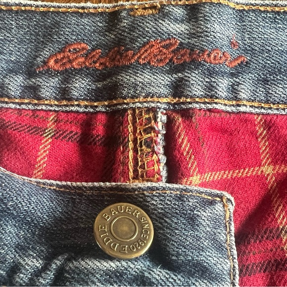 Eddie Bauer Men's Dark Blue LINED Straight Leg Jeans - Picture 3 of 5